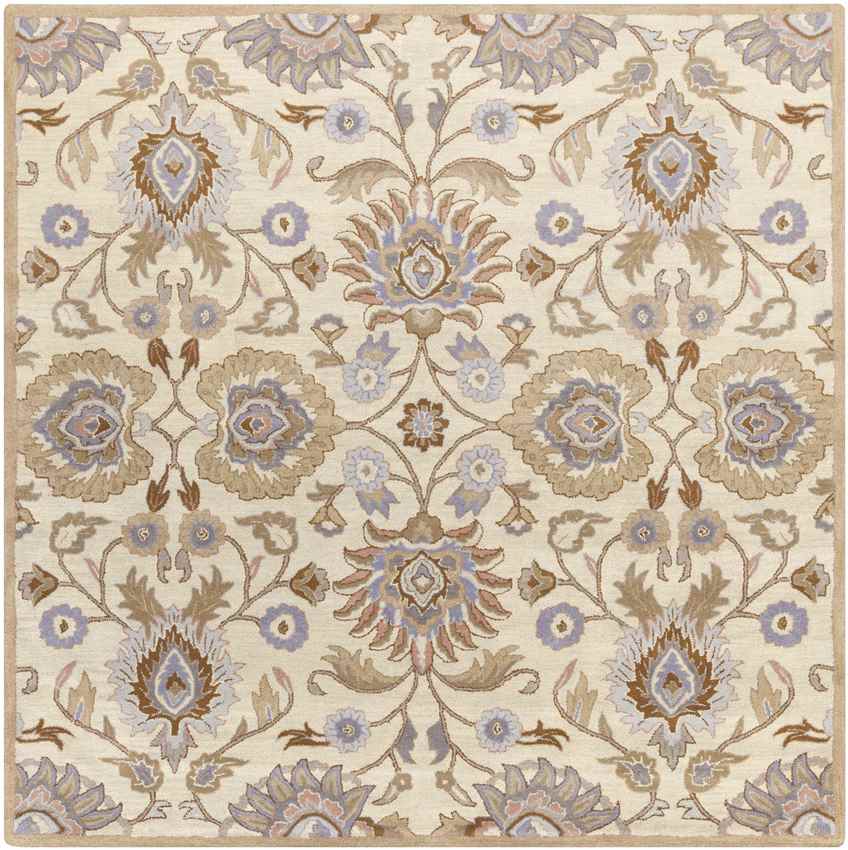 Eckville Traditional Cream Area Rug