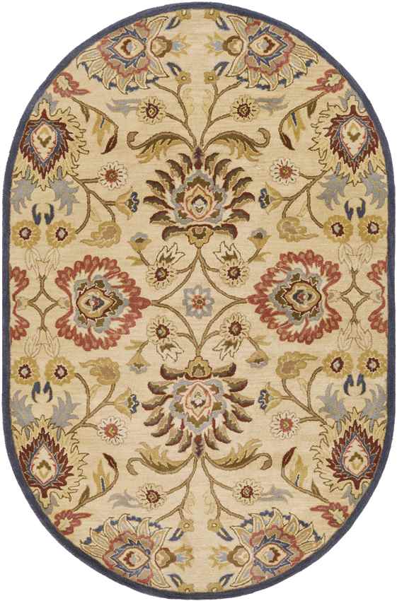 Eckville Traditional Ivory Area Rug