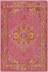 Chieti Traditional Bright Pink Area Rug