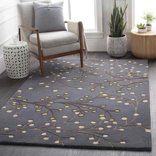 Le Havre Cottage Gray Area Rug