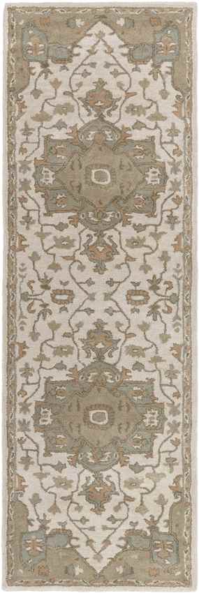 Roblin Traditional Khaki Area Rug