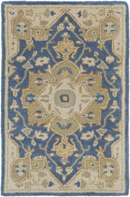 Roblin Traditional Navy Area Rug