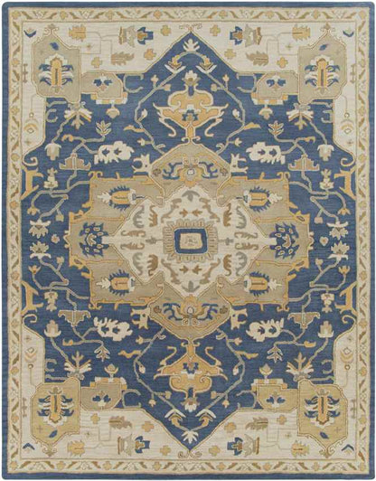 Roblin Traditional Navy Area Rug