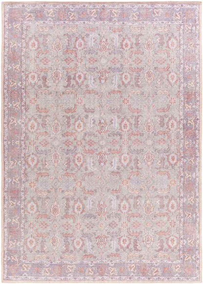 Treherne Traditional Purple Area Rug