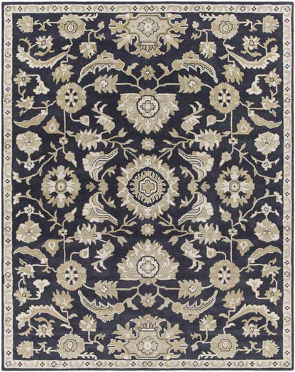 Caraquet Traditional Ink Area Rug