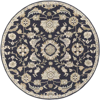 Caraquet Traditional Ink Area Rug