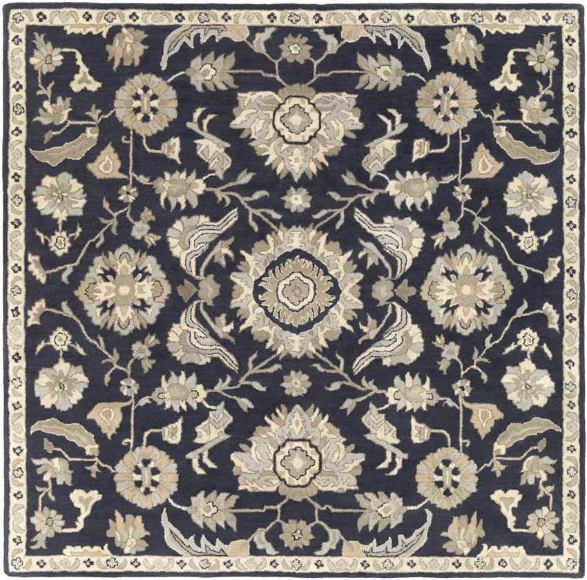 Caraquet Traditional Ink Area Rug