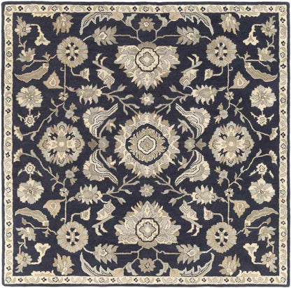 Caraquet Traditional Ink Area Rug