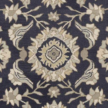 Caraquet Traditional Ink Area Rug