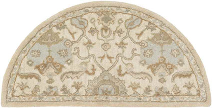 Nackawic Traditional Beige Area Rug