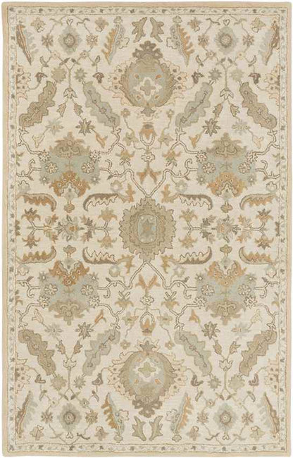 Nackawic Traditional Beige Area Rug