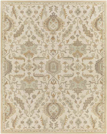 Nackawic Traditional Beige Area Rug