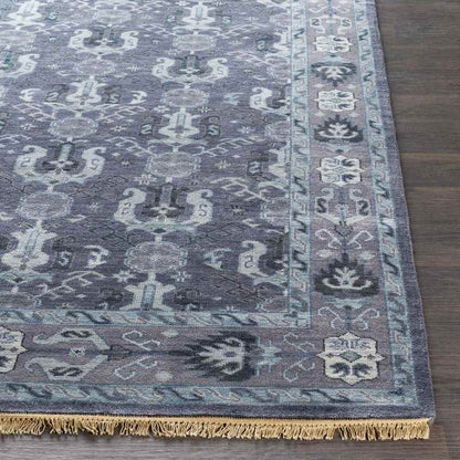 Alma Traditional Navy Area Rug