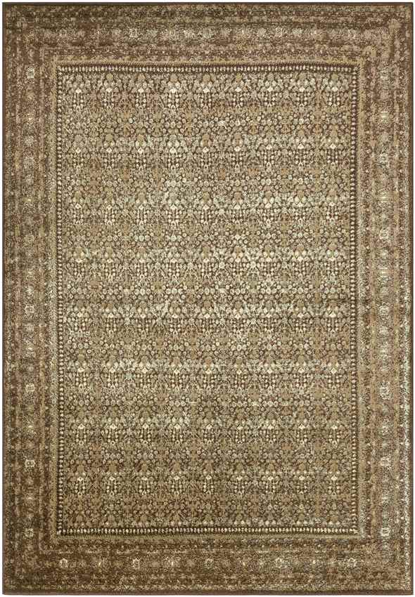 McAdam Traditional Dark Brown Area Rug