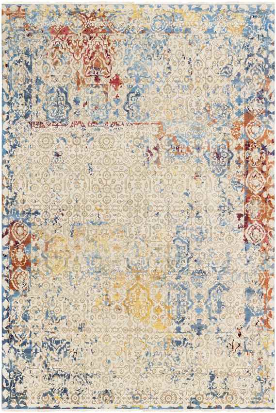 Neguac Traditional Aqua Area Rug