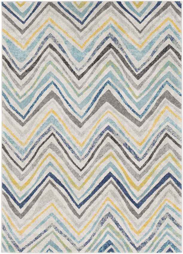 Baytona Modern Dark Blue Area Rug
