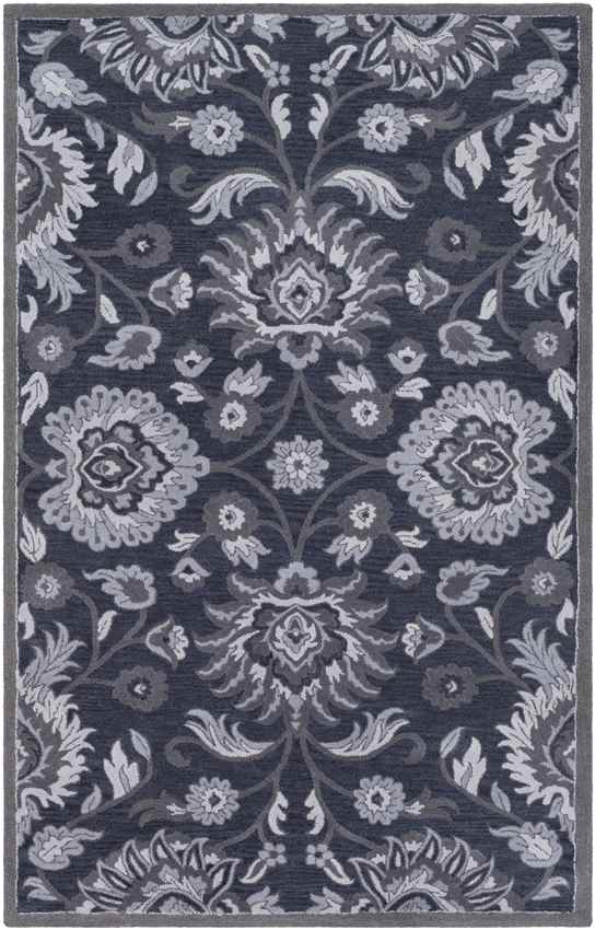 Eckville Traditional Charcoal Area Rug