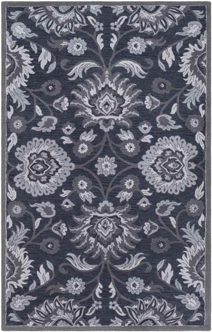 Eckville Traditional Charcoal Area Rug