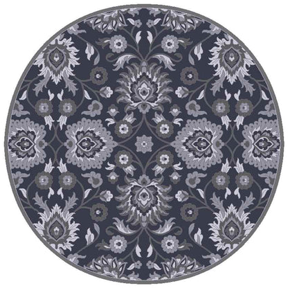Eckville Traditional Charcoal Area Rug