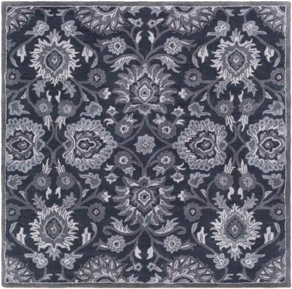Eckville Traditional Charcoal Area Rug