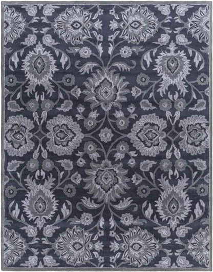 Eckville Traditional Charcoal Area Rug