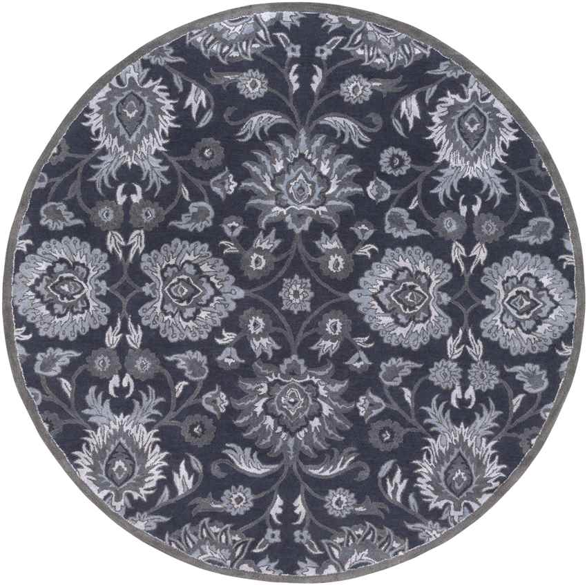 Eckville Traditional Charcoal Area Rug