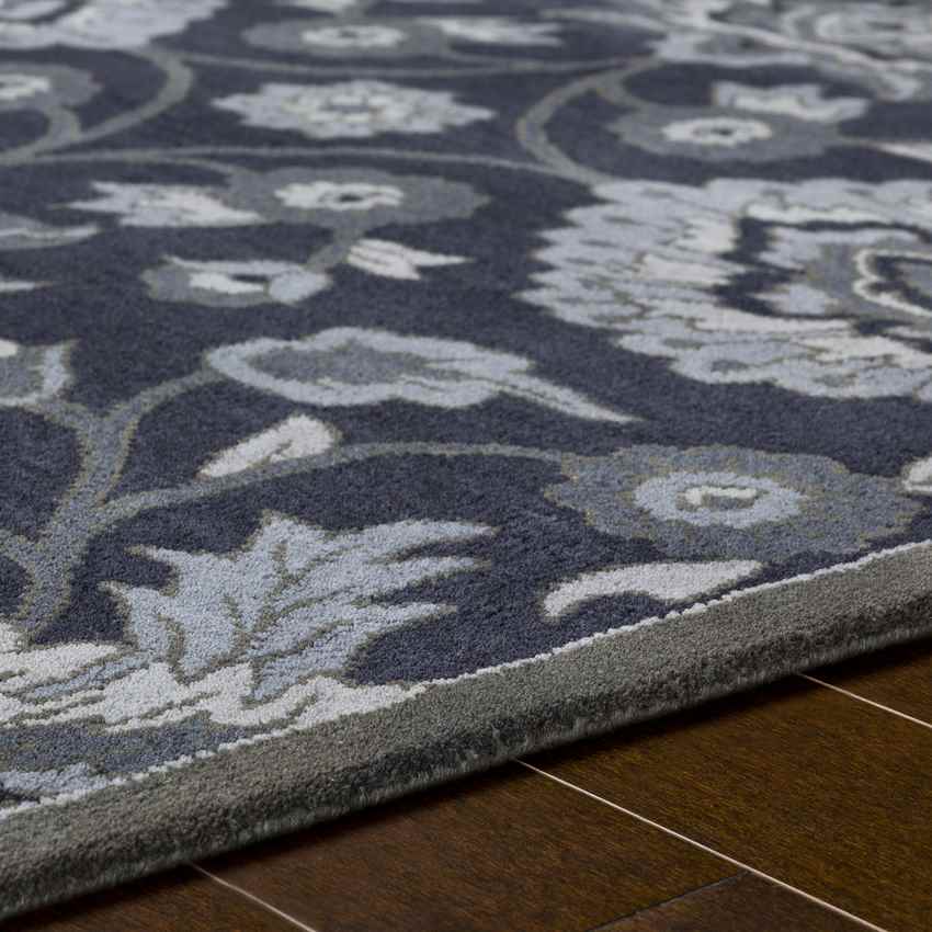 Eckville Traditional Charcoal Area Rug