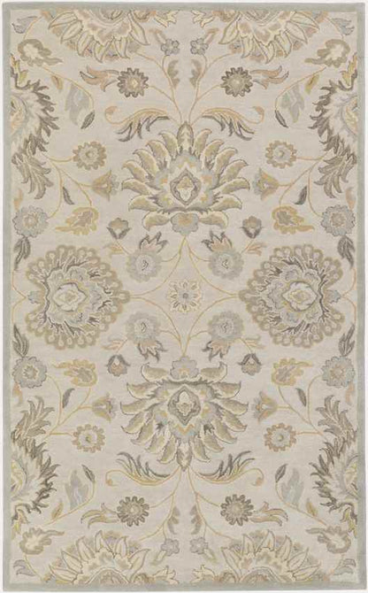 Eckville Traditional Light Gray Area Rug