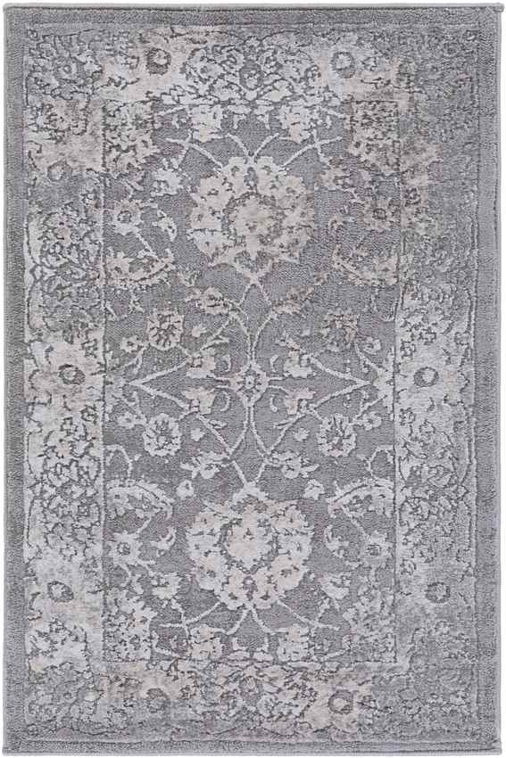 Meadows Traditional Medium Gray Area Rug