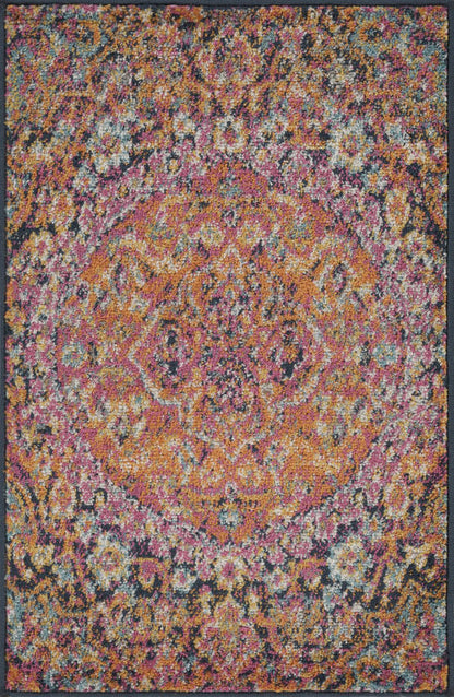 Point May Traditional Garnet Area Rug