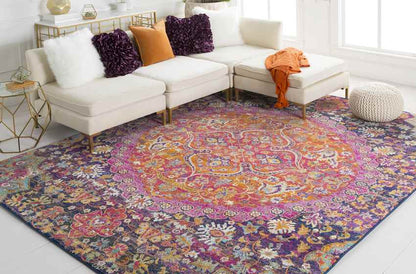 Point May Traditional Garnet Area Rug