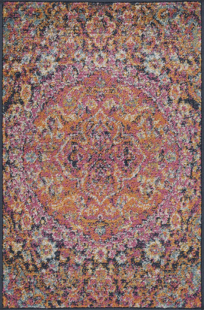 Point May Traditional Saffron Area Rug