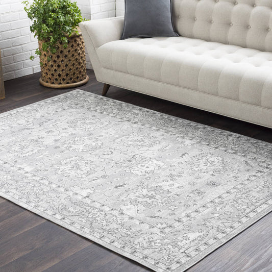 Yanet Modern Gray/Charcoal Area Rug
