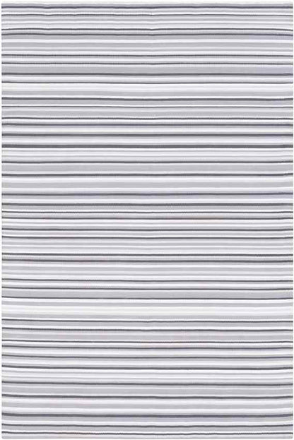 Triton Modern Gray/White Area Rug