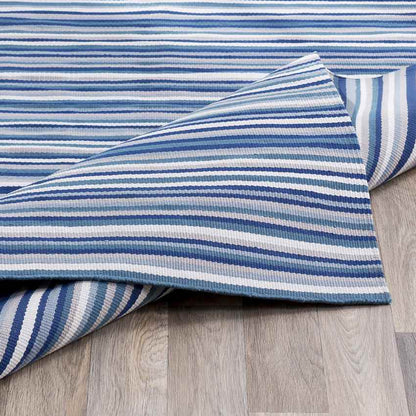 Triton Modern Dark Blue Area Rug