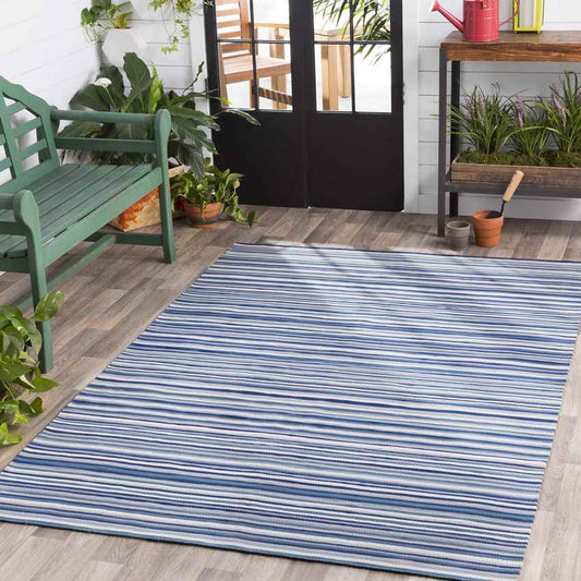 Triton Modern Dark Blue Area Rug