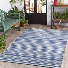 Triton Modern Dark Blue Area Rug
