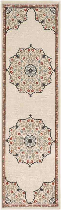 Balcarres Traditional Burnt Orange Area Rug