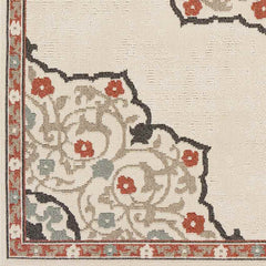 Balcarres Traditional Burnt Orange Area Rug