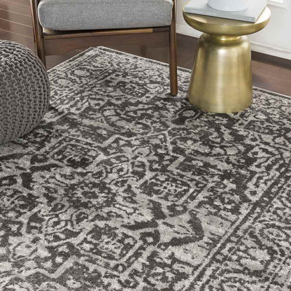 Emma Traditional Charcoal Area Rug
