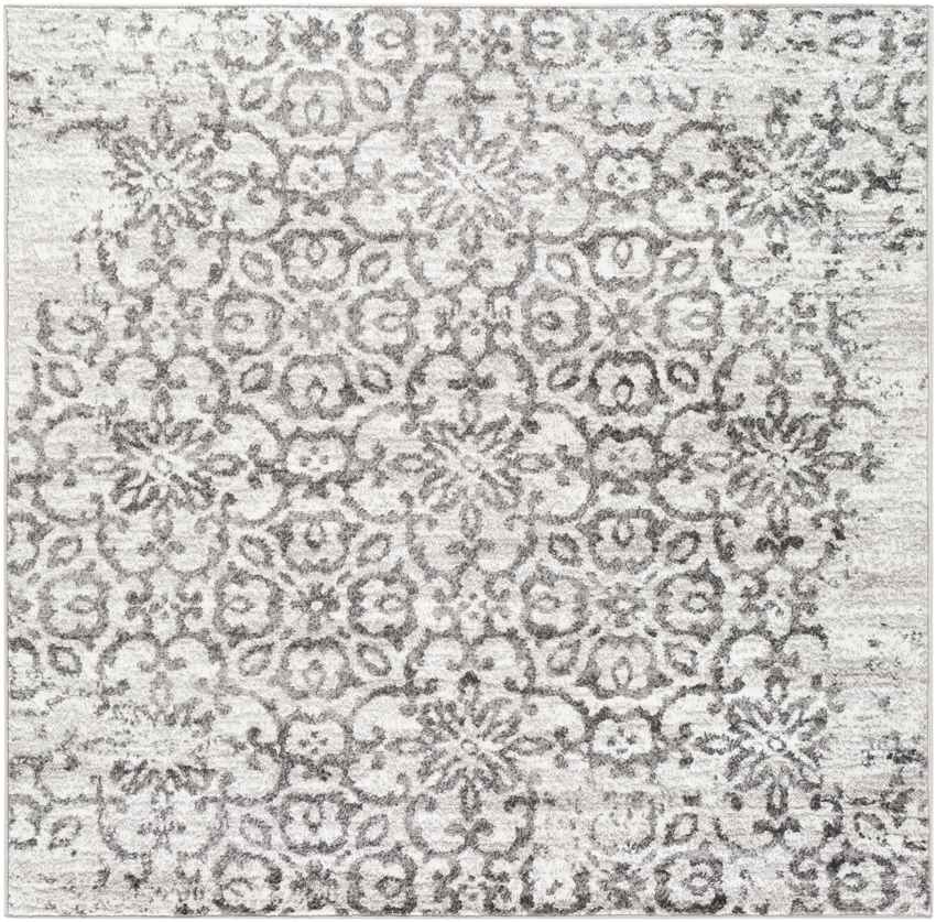 Dalmeny Traditional Light Gray Area Rug