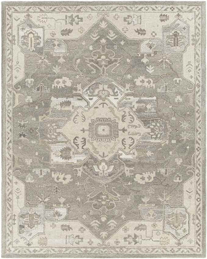 Roblin Traditional Taupe Area Rug