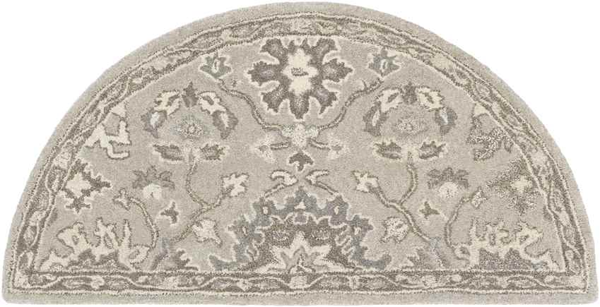 Ness Traditional Taupe Area Rug