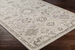 Ness Traditional Taupe Area Rug