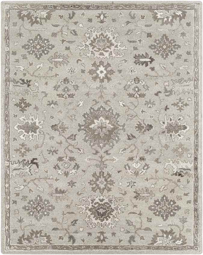 Ness Traditional Taupe Area Rug