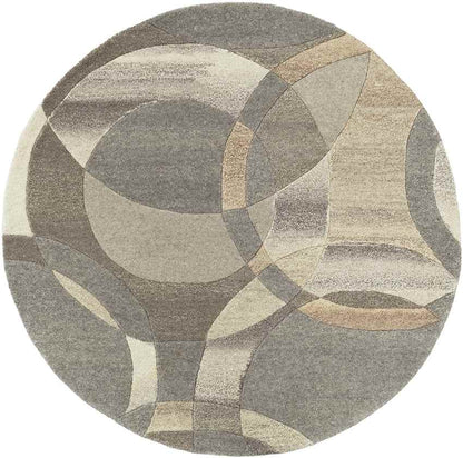 Besancon Modern Dark Brown Area Rug