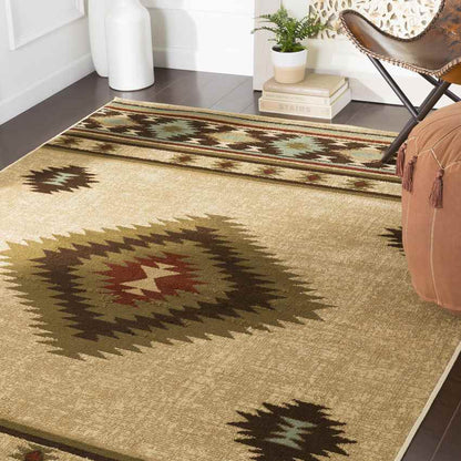 Oxbow Rustic Khaki Area Rug