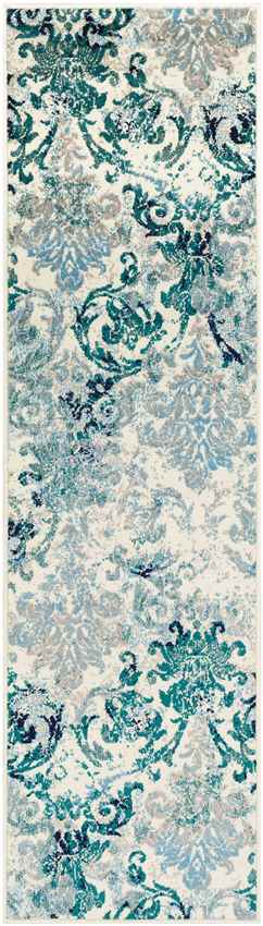 Redvers Modern Teal Area Rug