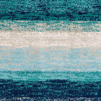 Rosthern Modern Teal Area Rug