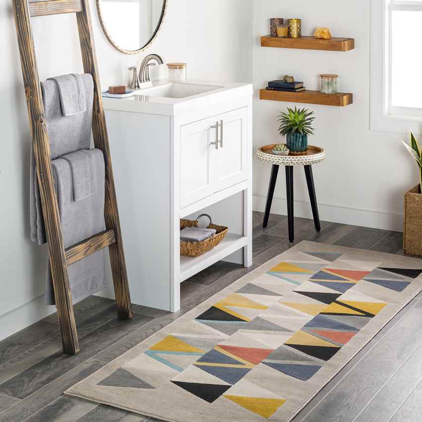 Domwier Modern Taupe Area Rug